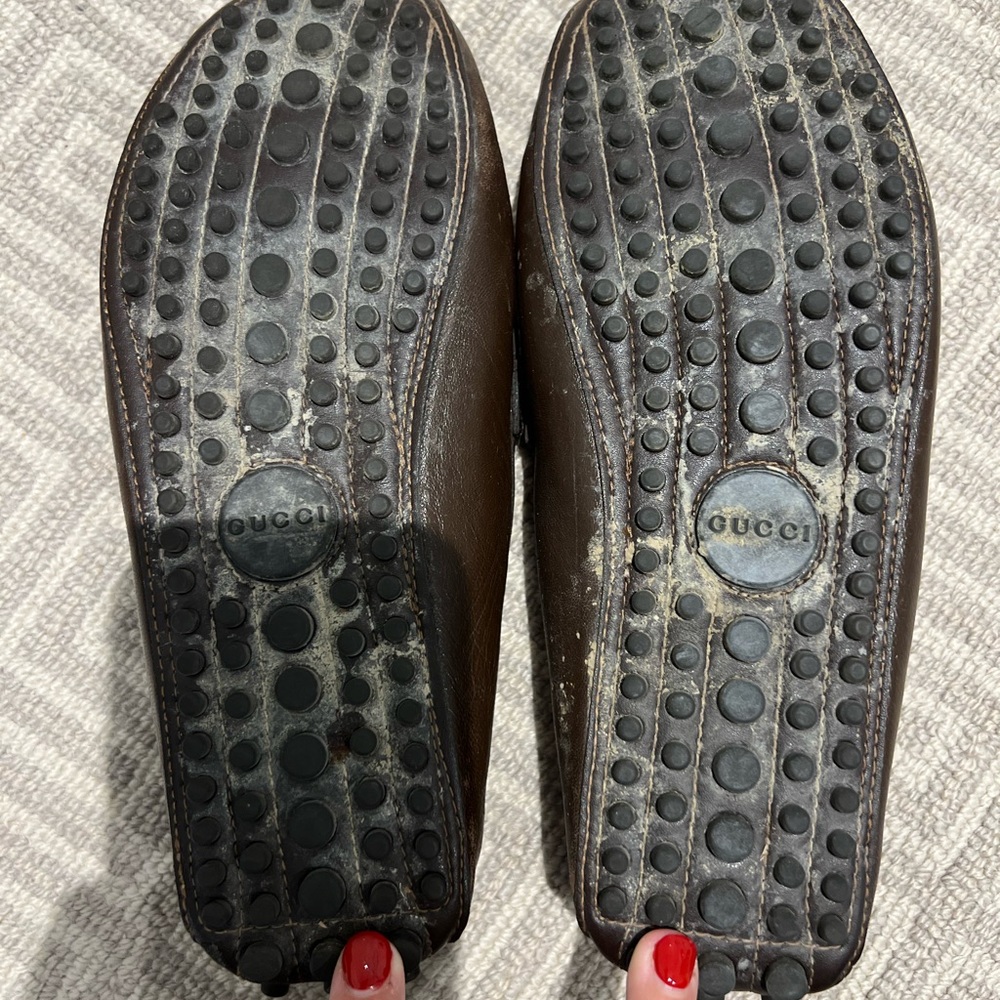 Gucci Horsebit Loafers Chocolate Brown Size 36 - Picture 2 of 3